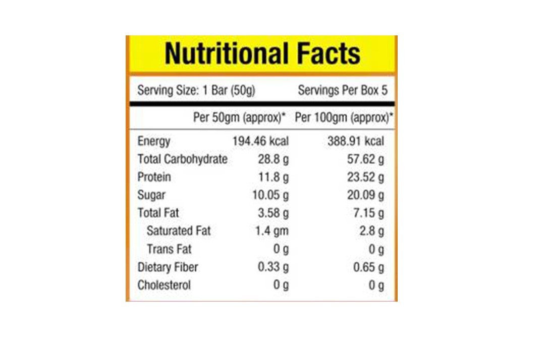 NourishVitals Granola Snack Bar Date & Cinnamon   Box  250 grams